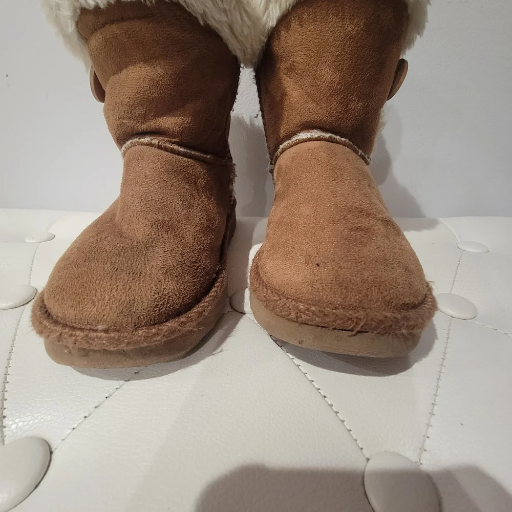 WEESTEP GIRL'S SHERPA LINED BOOTS SIZE 12 Little Girl